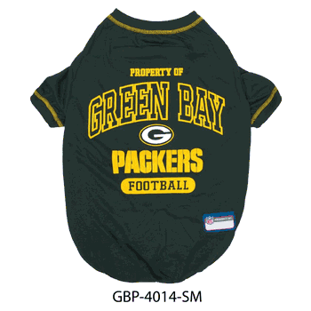 Green Bay Packers Pet Tee Shirt Small