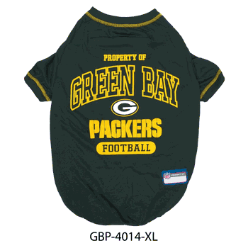 Green Bay Packers Pet Tee Shirt X-Large
