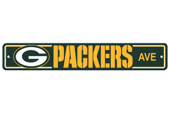 Green Bay Packers Plastic Street Sign