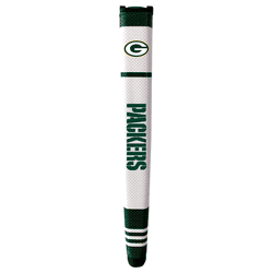 Green Bay Packers Putter Grip (White with colored stripes)