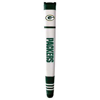 Green Bay Packers Putter Grip (White with colored stripes)
