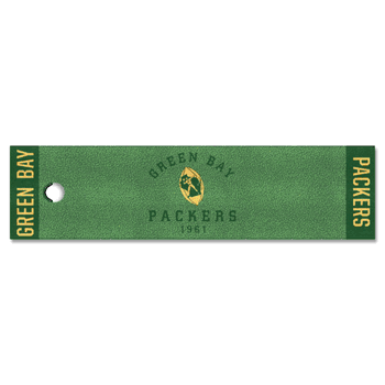 Green Bay Packers Putting Green Mat - 1.5ft. x 6ft., NFL Vintage