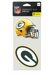 Green Bay Packers Set of 2 Die Cut Decals
