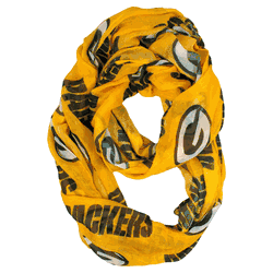 Green Bay Packers Sheer Infinity Scarf Alternate
