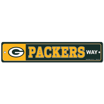 Green Bay Packers Sign 3.75x19 Plastic Street Style