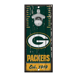 Green Bay Packers Sign Wood 5x11 Bottle Opener