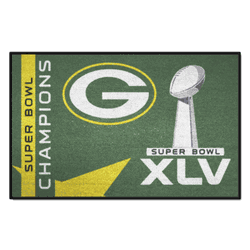 Green Bay Packers Starter Mat Accent Rug - 19in. x 30in., 2011 Super Bowl XLV Champions