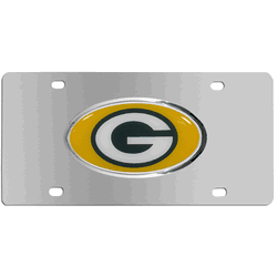 Green Bay Packers Steel License Plate, Dome