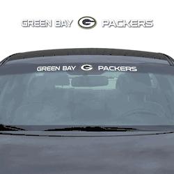 Green Bay Packers Sun Stripe Windshield Decal 3.25 in. x 34 in.