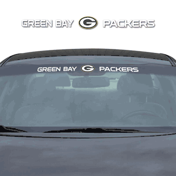 Green Bay Packers Sun Stripe Windshield Decal 3.25 in. x 34 in.