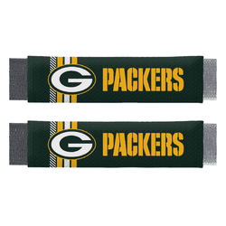 Green Bay Packers Team Color Rally Seatbelt Pad - 2 Pieces