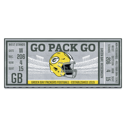 Green Bay Packers Ticket Runner Rug - 30in. x 72in.