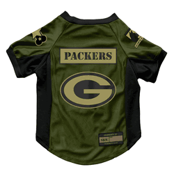 Green Bay Packers Valor Pet Stretch Jersey - XL