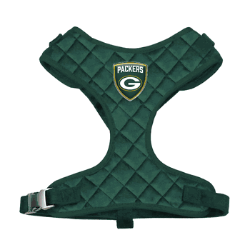 Green Bay Packers Velvet Pet Harness - Large