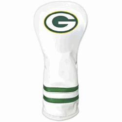 Green Bay Packers Vintage Fairway Headcover (White)