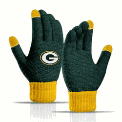 Green Bay Packers Waffle Knit Glove