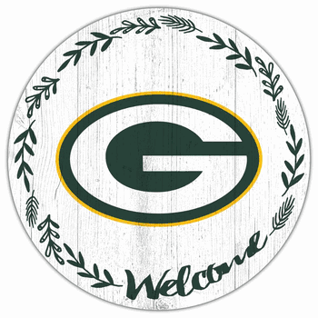 Green Bay Packers Welcome 12in Circle