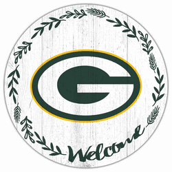 Green Bay Packers Welcome 12in Circle
