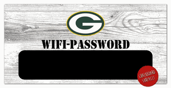 Green Bay Packers Wifi Password 6x12 Sign