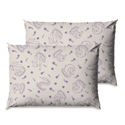 Harry Potter Floral Crests 2 Pack Pillowcase Set
