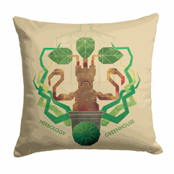 Harry Potter Herbology Greenhouse Throw Pillow 18 x 18 inches