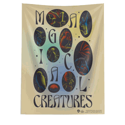 Harry Potter Magical Creatures Wall Hanging 50 x 60 inches