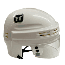 Hartford Whalers T/B SportStar NHL Hockey Player Mini Helmet - White