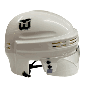 Hartford Whalers T/B SportStar NHL Hockey Player Mini Helmet - White