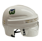 Hartford Whalers T/B SportStar NHL Hockey Player Mini Helmet - White0 Hartford Whalers T/B SportStar NHL Hockey Player Mini Helmet - White