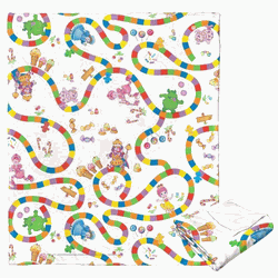 Hasbro Candyland Walk Through Candyland Silk Touch Throw Blanket 50x60 Inches
