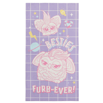 Hasbro Furby Furb-Ever Microfiber Beach Towel 30x60 inches