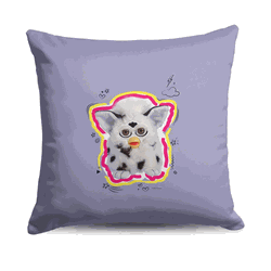 Hasbro Furby Furby Doodle Throw Pillow 18x18 Inches