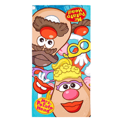 Hasbro Mr. Potato Head Mr. & Mrs. Beach Towel 30x60 Inches