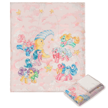 Hasbro My Little Pony Cotton Candy Clouds Silk Touch Throw Blanket 40x50 Inches