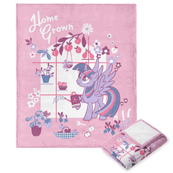 Hasbro My Little Pony Twilight Home Grown Silk Touch Throw Blanket 40x50 Inches