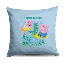 Hasbro Peppa Pig Big Bro Personalized Throw Pillow 18x18 inches