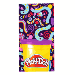 Hasbro Play Doh The Dough Beach Towel 30x60 Inches