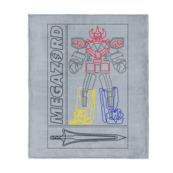 Hasbro Power Rangers Megazord Silk Touch Throw Blanket 50X60 Inches