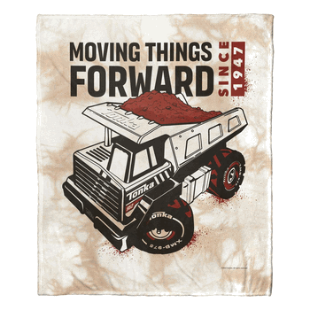 Hasbro Tonka Moving Things Forward Silk Touch Throw Blanket 50x60 Inches