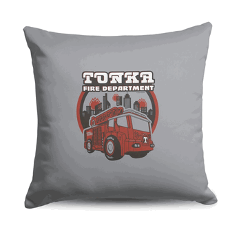 Hasbro Tonka Tonka Fire Dept Throw Pillow 18X18 Inches