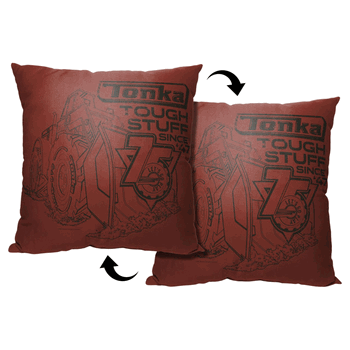 Hasbro Tonka Tough Stuff Throw Pillow 18x18 Inches