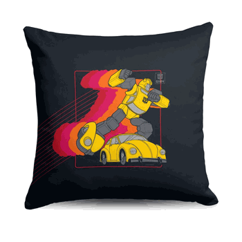 Hasbro Transformers Bumble Beginning Throw Pillow 18X18 Inches