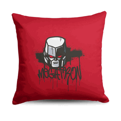 Hasbro Transformers Megatron Pain Throw Pillow 18X18 Inches