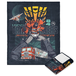 Hasbro Transformers Mission Accepted Silk Touch Throw Blanket 40x50 Inches