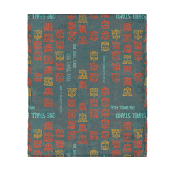 Hasbro Transformers One Shall Stand, One Shall Fall Silk Touch Throw Blanket 50X60 Inches