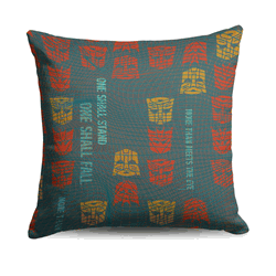 Hasbro Transformers One Shall Stand, One Shall Fall Throw Pillow 18X18 Inches