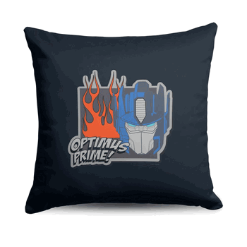 Hasbro Transformers Optimus Prime Flame Throw Pillow 18X18 Inches