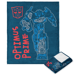 Hasbro Transformers Power Punch Silk Touch Throw Blanket 40x50 Inches