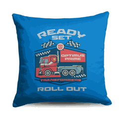 Hasbro Transformers Ready Set Rollout Throw Pillow 18X18 Inches