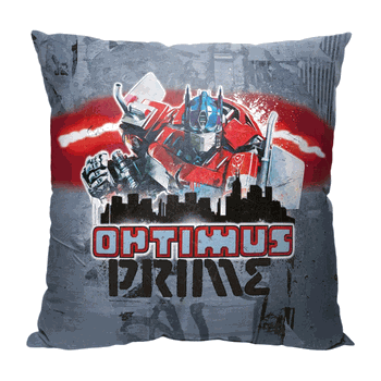 Hasbro Transformers: Rise Of The Beasts Brooklyn Optimus Throw Pillow 18x18 Inches